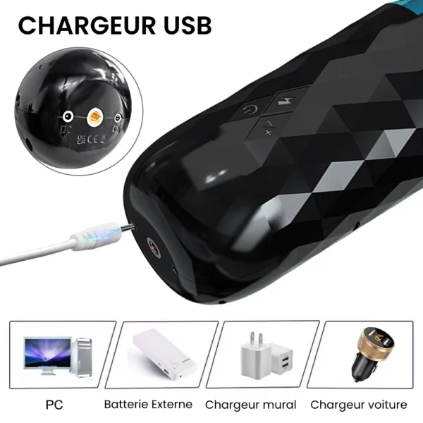 Chargeur USB masturbateur vas et viens