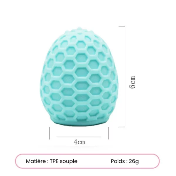 Eggs masturbateur rond 6cm de long